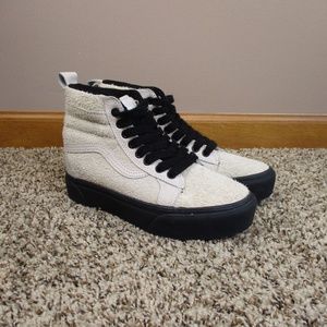 Vans Sneakers SK8 Hi-Platform MTE Moonbeam Off White Black Women's 6